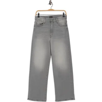 Mother The Dodger Flood Jeans In Gray