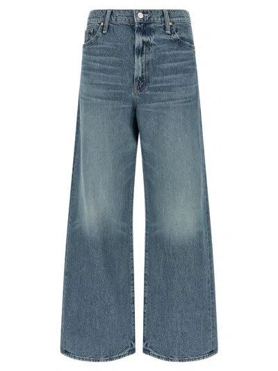 Mother The Dodger Flood Jeans In Blue
