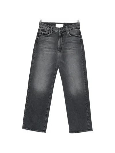 Mother The Dodger Flood Jeans In Gray