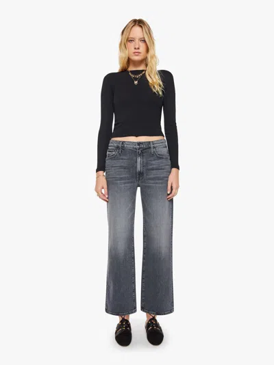 Mother The Dodger Flood Outta Sight Jeans In Black - Size 33