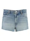 Mother The Dodger Frayed Denim Shorts