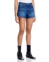Mother The Dodger Frayed Cutoff Denim Shorts In Bunny Hop