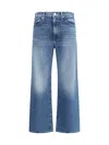 Mother Blue The Mid Rise Maven Sneak Jeans