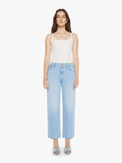 Mother The Insider Seamed Frayed Crop Straight Leg In Let's Get It Together In Multi