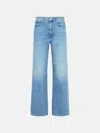 Mother 'the Dodger' Light Blue Denim Jeans In Light Blue