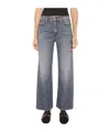 Mother The Dodger Low-rise Straight-leg Jeans In Gray