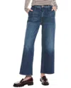 Mother The Dodger Prep Ankle Yee Haw Wide Leg Jean In Blue