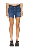 Mother The Dodger Frayed Cutoff Denim Shorts In Bunny Hop