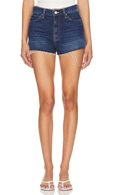 Mother The Dodger Short Short Fray In Blue