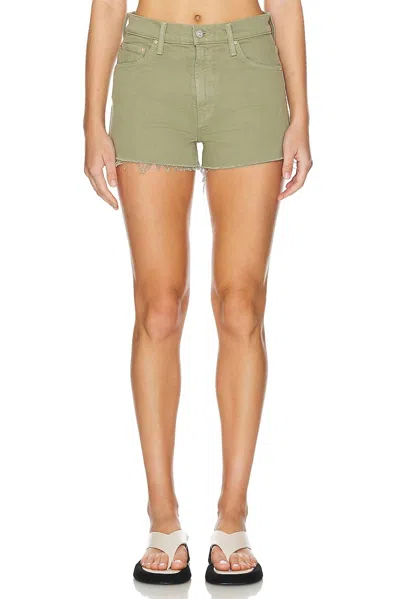Mother The Dodger Short Short Fray In Mermaid In Multi