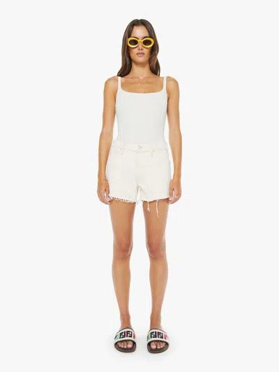 Mother The Dodger Shorts Fray Natural Selection In White