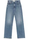 Mother Jeans The Dodger Sneak Light Blue Washed In 蓝色