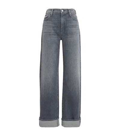 MOTHER THE DODGER SKIMP-CUFF JEANS