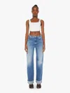 Mother The Ditcher Roller Zip Skimp Music Is The Medium Jeans In Blue