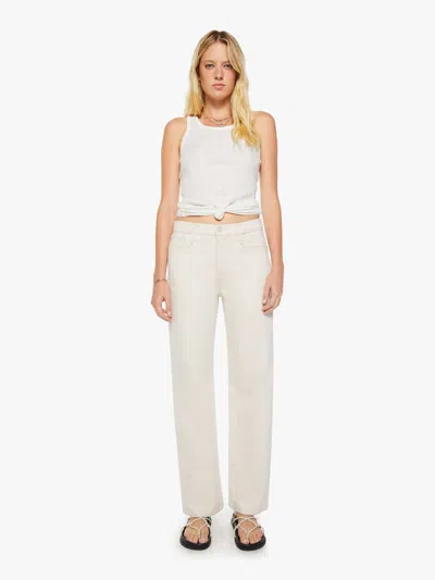 Mother The Dodger Skimp Natural Selection Jeans In White