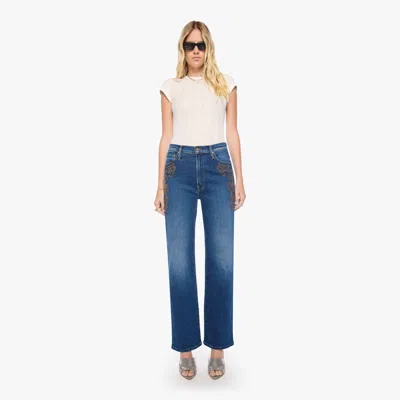 Mother The Dodger Sneak Cowgirls Only Jeans In Blue