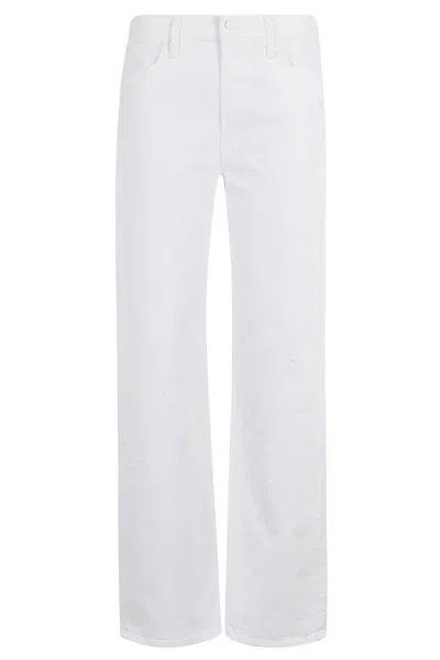 MOTHER THE DODGER SNEAK HIGH-WAISTED STRAIGHT LEG JEANS