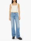 Mother Dodger Sneak Faded Jeans In Multi