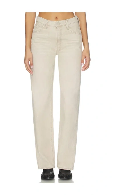 Mother The Dodger Sneak Relaxed Straight Leg Jeans In Pink