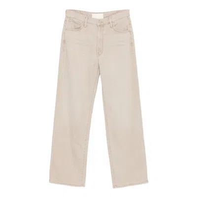 Mother The Dodger Sneak Jeans In Neutral