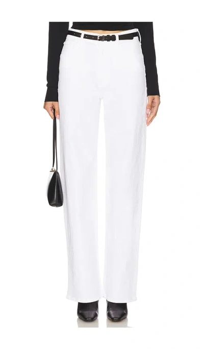 Mother The Dodger Sneak Jeans In White