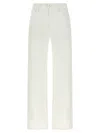 Mother Jeans The Dodger Sneak White