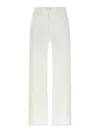 Mother Jeans The Dodger Sneak White In White