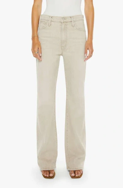 Mother The Dodger Sneak Relaxed Straight Leg Jeans In Neutral