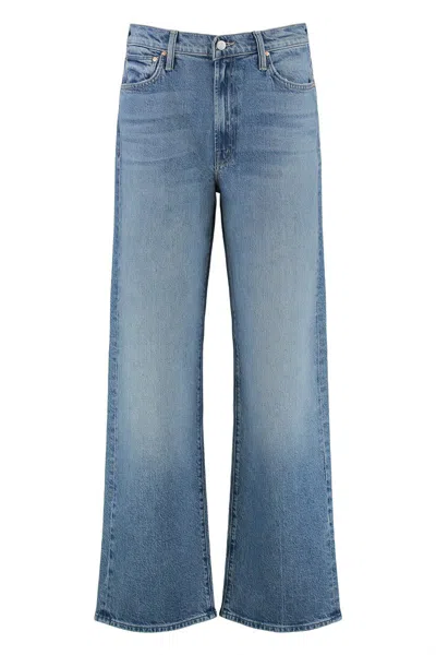 MOTHER MOTHER THE DODGER SNEAK STRAIGHT LEG JEANS