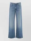 Mother The Dodger Sneak Straight Leg Jeans In Blue