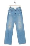 Mother The Dodger Sneak Wide Leg Jeans In Tomorrow Always Knows