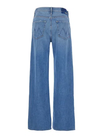 MOTHER 'THE DODGER SNEAKER' BLUE FIVE POCKET JEANS