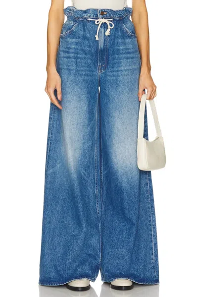 Mother The Doggie Bag Heel Jeans In Dine And Dash In Multi