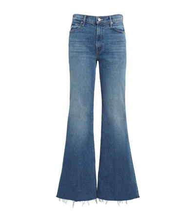 Mother The Doozy Bootcut Jeans In Blue