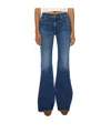 Mother The Dodger Prep Ankle Yee Haw Wide Leg Jean In Blue