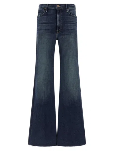 Mother The Doozy Fray Jeans In Blue