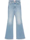 Mother The Doozy Flare Jeans In Blue
