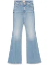 Mother The Doozy Flare Jeans In Blue