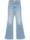 Mother The Doozy Flare Jeans In Light Blue