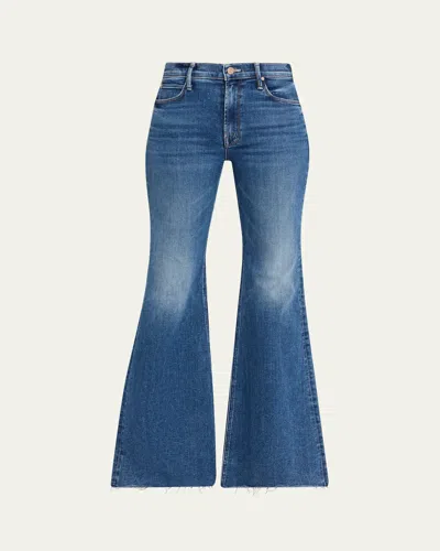 Mother The Doozy Sneak Jeans In Blue