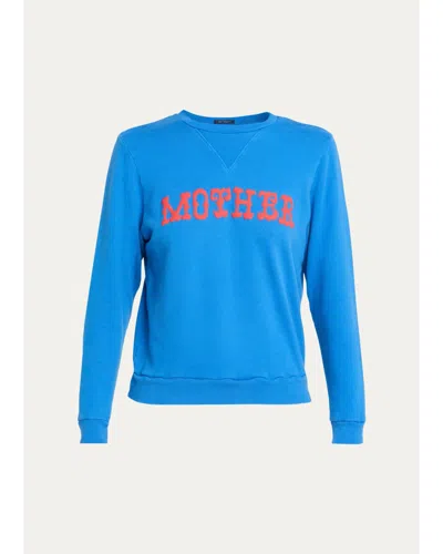 Mother The Dorito Camper Sweatshirt In Blue
