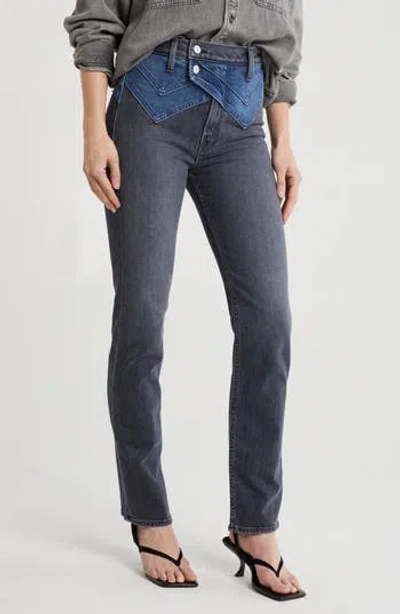 Mother The Double Rocky Rider Nerdy Straight Leg Jeans
