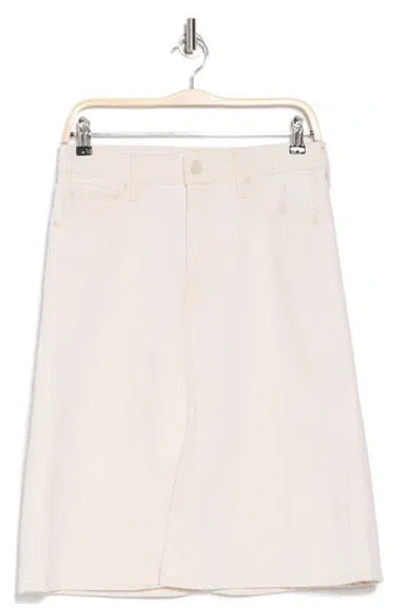 Mother The Down Low Spinner Midi Skirt In Act Natural