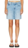 Mother The Down Low Undercover Shorts Fray Material Girl In Blue - Size 34 In Material Girl