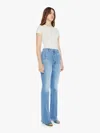 Mother The Down Low Weekender Sneak Out Of The Jeans In Blue
