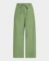 Mother The Drawn Half-pipe Ankle Pants In Sir Yes Sir Mineral Green
