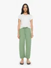 Mother The Drawn Half Pipe Cotton Drawstring Pants In Multi