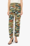 Mother The Drawn Half Pipe Cotton Drawstring Pants In Multi