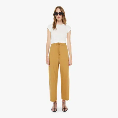Mother The Drawn Half-pipe Ankle Bone Pants In Gold