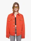 Mother The Drop It Drifter Poinciana Jacket In Red